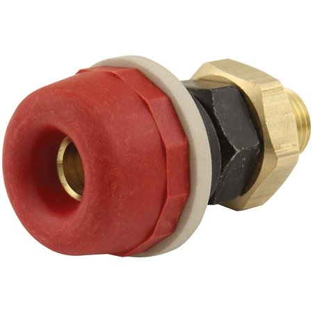 ALLSTAR Female Quick Disconnect Battery Charging Post End; Red ALL76301